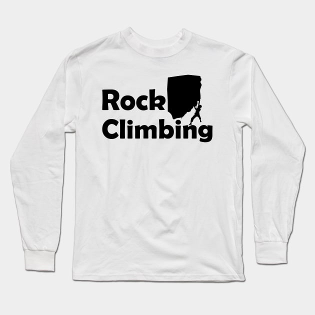 Rock Climbing Long Sleeve T-Shirt by KC Happy Shop